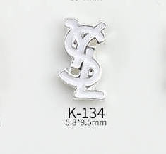 Nail Charm Black and White 2Pcs/bag - Premier Nail Supply