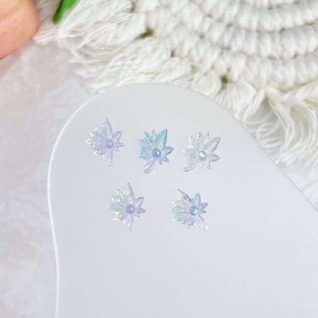 Nail Charm 3D Summer Ocean, Seashell, Mermaid