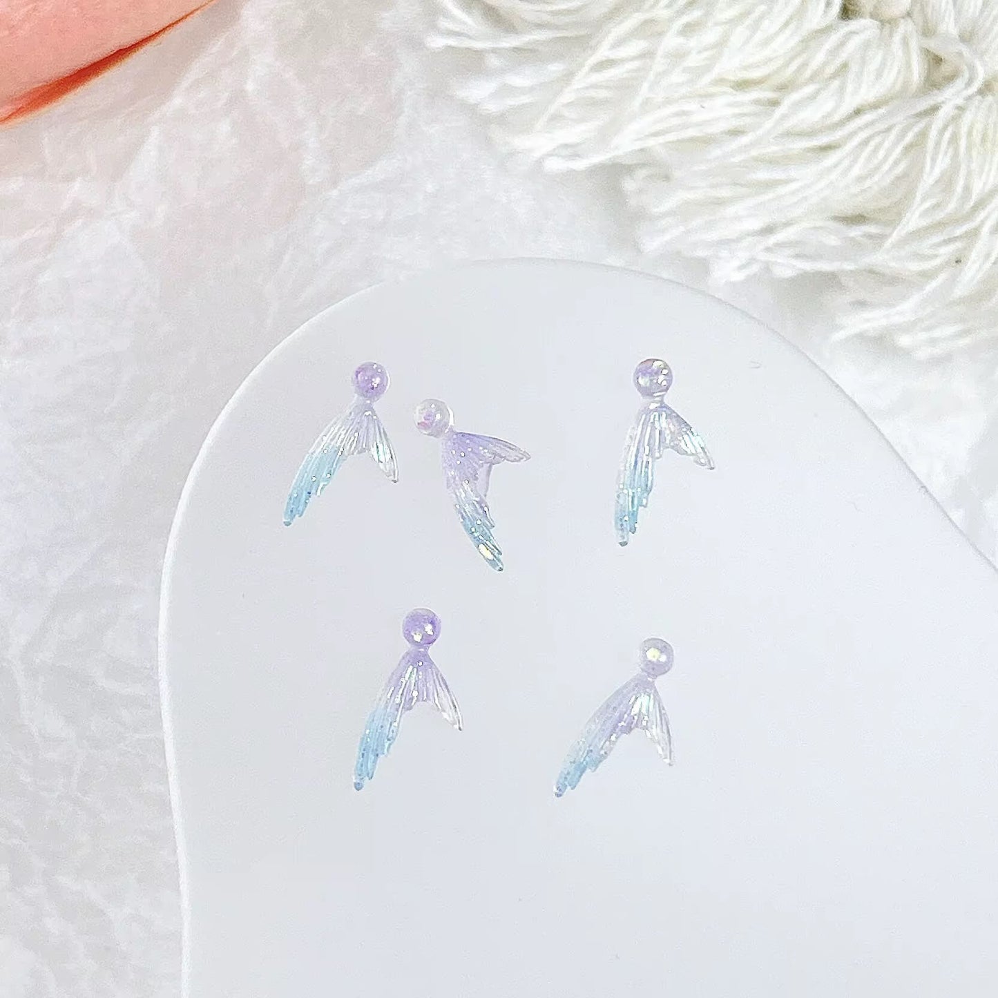 Nail Charm 3D Summer Ocean, Seashell, Mermaid