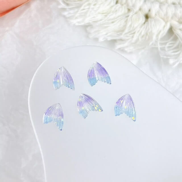 Nail Charm 3D Summer Ocean, Seashell, Mermaid