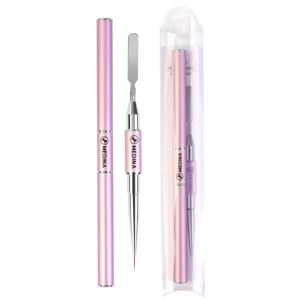 Medina - Dual Brush Fine Liner and Poly Gel Tool #76737