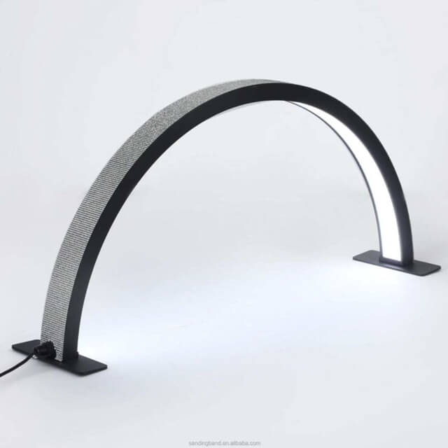 MN Beauty - LED Lamp Haft Moon Light Table for Nail - Premier Nail Supply