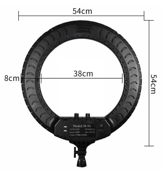 LED 21inch Circle Ring Light with Stand - Premier Nail Supply