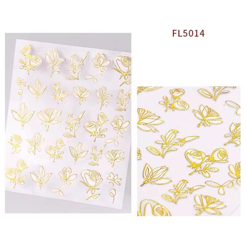 Nail Sticker Flowers #FL5014