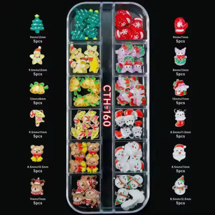 Nail Charm Christmas 3D Design #CTH160