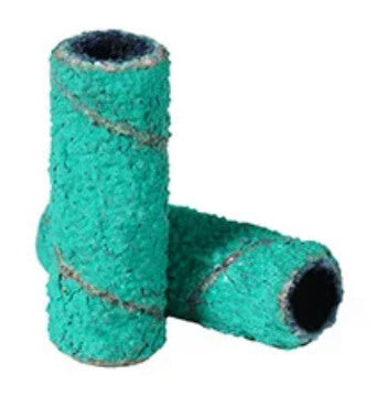 Small Green Sanding Band for Nail Drill bit Grit 100-150-180 / 100pcs/box