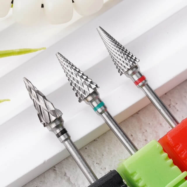 MN Beauty - Nail Shank Drill Bits Large Cone 3/32