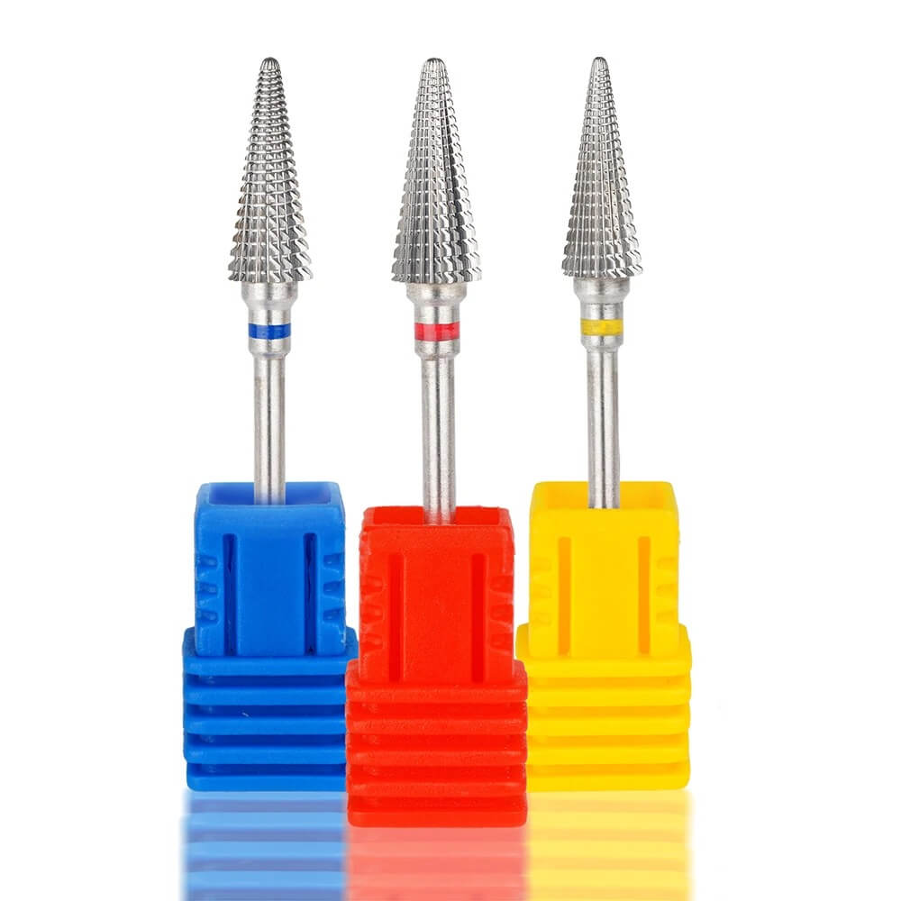 MN Beauty - Nail Shank Drill Bits Large Cone STPV 3/32