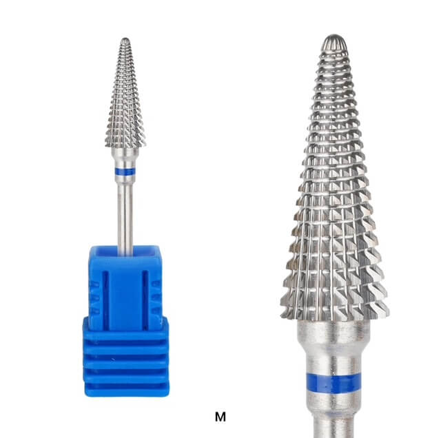 MN Beauty - Nail Shank Drill Bits Large Cone STPV 3/32