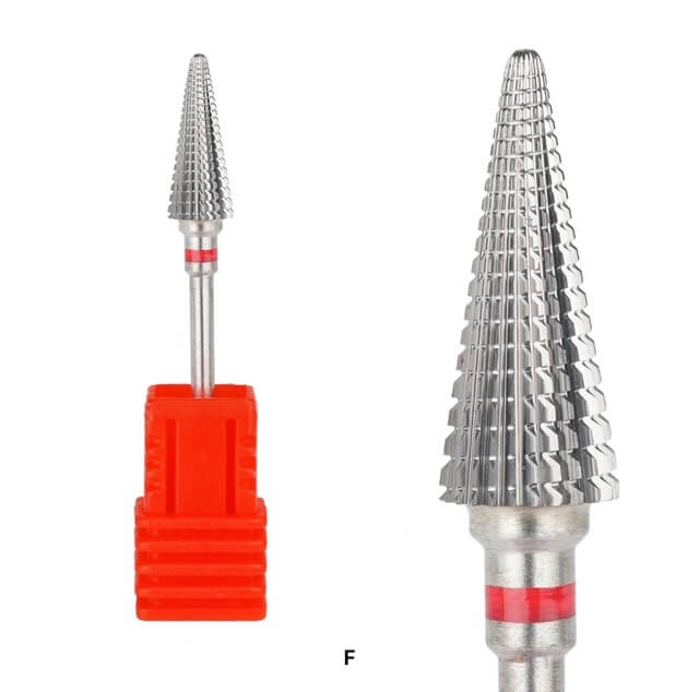 MN Beauty - Nail Shank Drill Bits Large Cone STPV 3/32