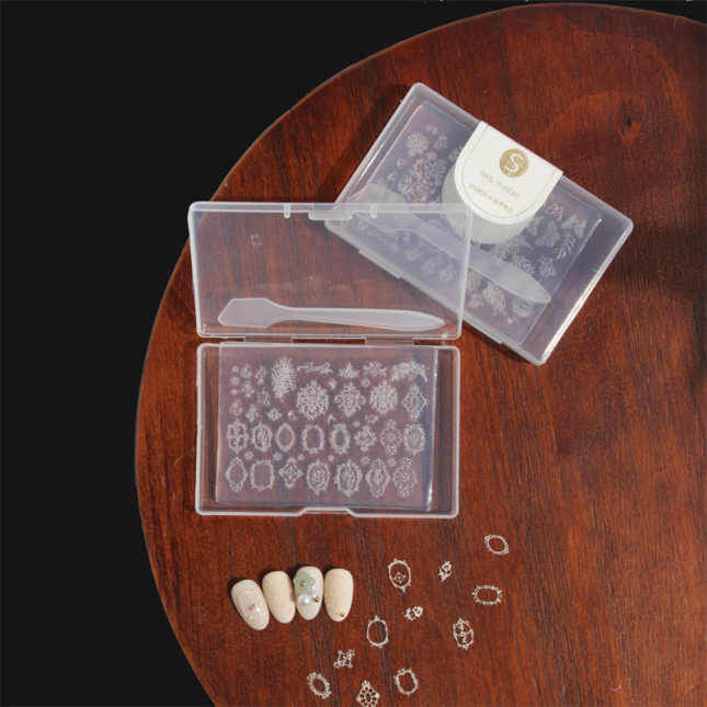 Nail Art Silicone 3D Gel Mold Carving Embossed Pattern Design