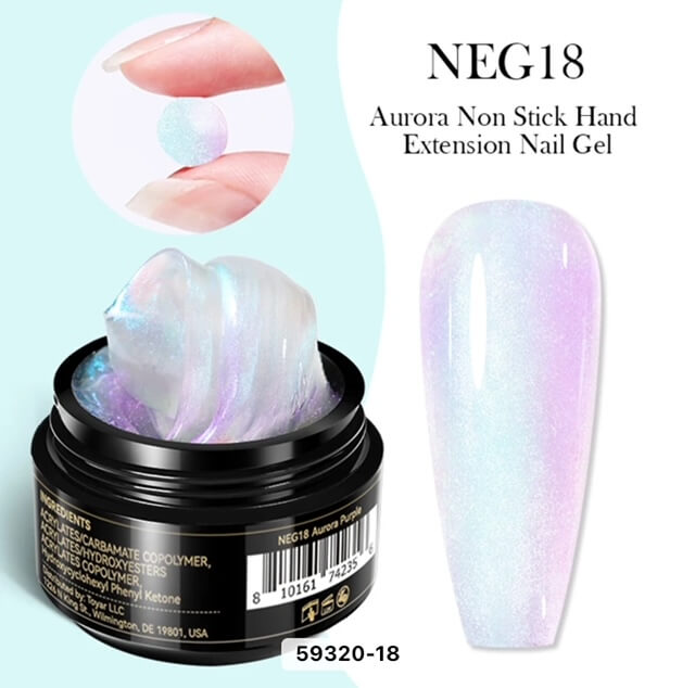 Born Pretty - Aurora Non-Stick Extension Gel