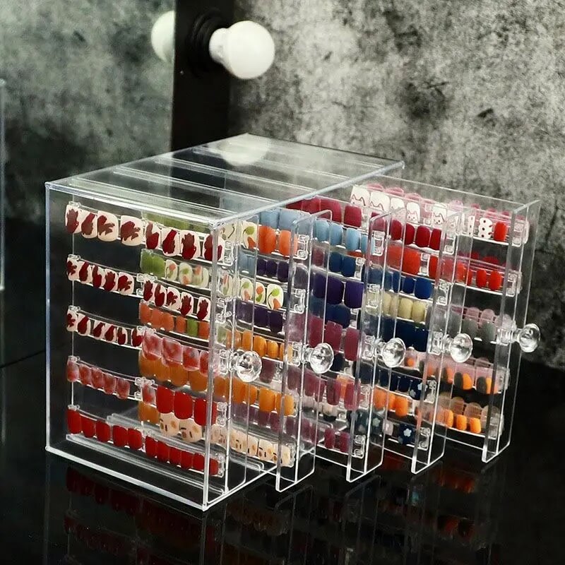 5 Tier Nail Art Organizer 100 Lattice Nail Display - Premier Nail Supply