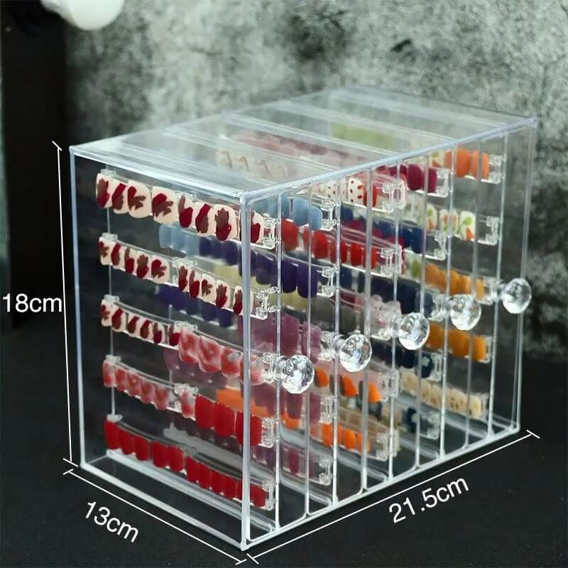 5 Tier Nail Art Organizer 100 Lattice Nail Display - Premier Nail Supply