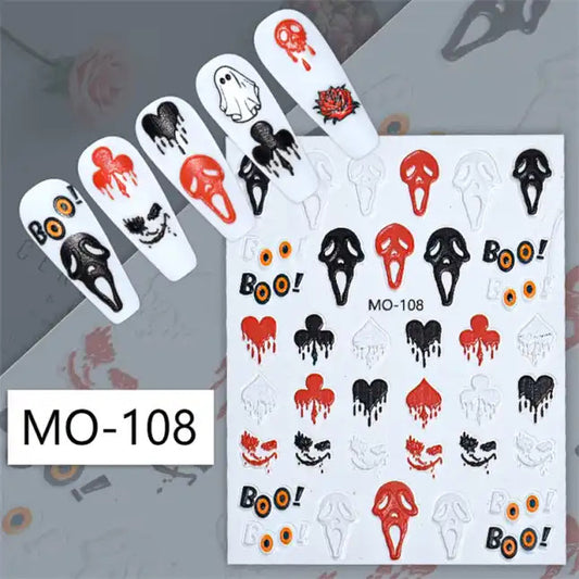 Nail Sticker Halloween MO108