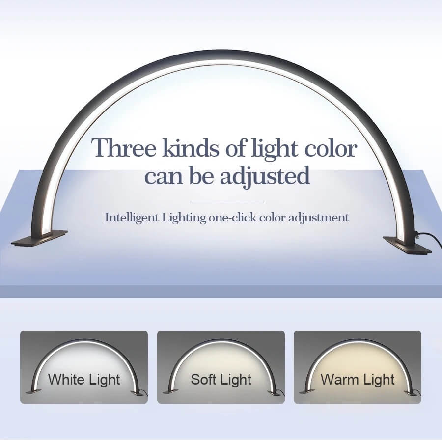 MN Beauty - LED Lamp Haft Moon Light Table for Nail - Premier Nail Supply