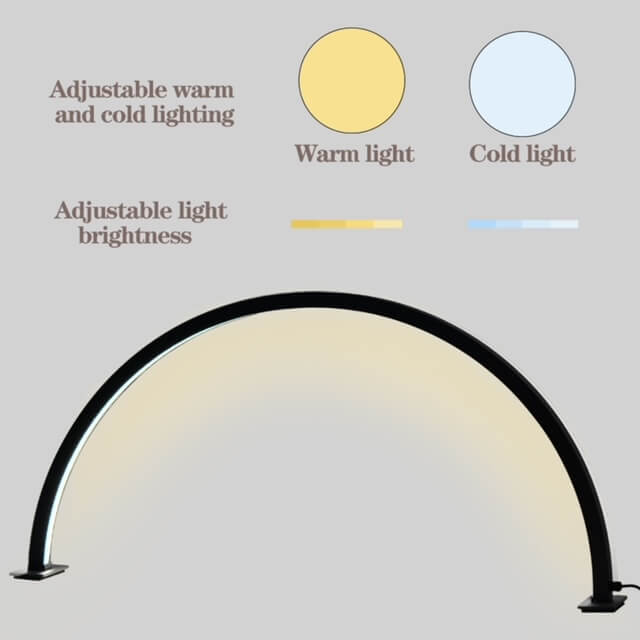 MN Beauty - LED Lamp Haft Moon Light Table for Nail - Premier Nail Supply