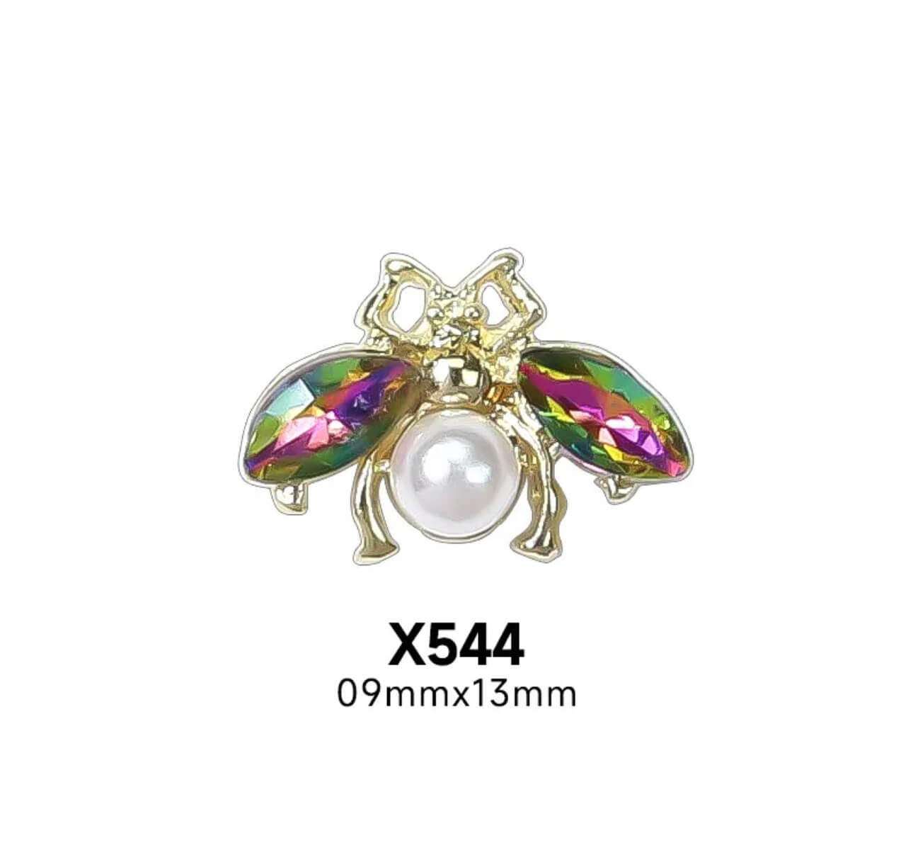 Bee Rhinestone Nail Charm 10pcs/bag - Premier Nail Supply