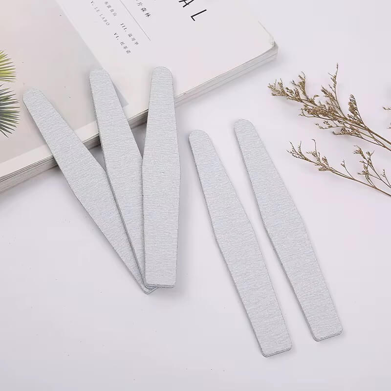 Nail File Premium Angle Zebra 80/80Grits Pack 50pcs #7080-18