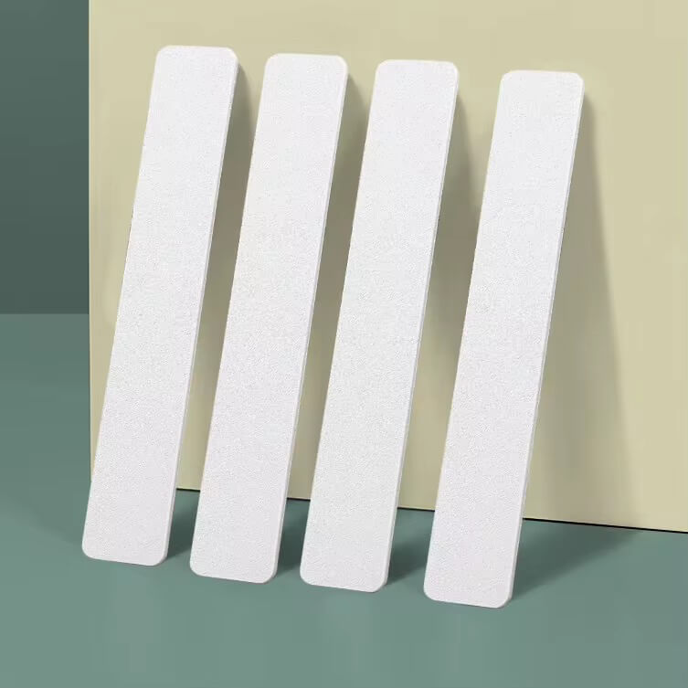 Nail File Premium Square Jumbo White 100/100 Grits Pack 50pcs #7050-16