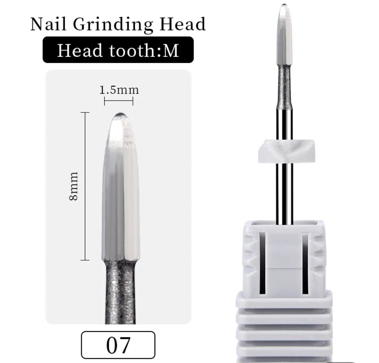 Carbide Cuticle Nail Drill Bit 3/32" - Premier Nail Supply