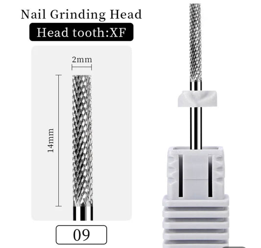 Carbide Nail Drill Bit Small Stick AL 3/32" F - Premier Nail Supply 