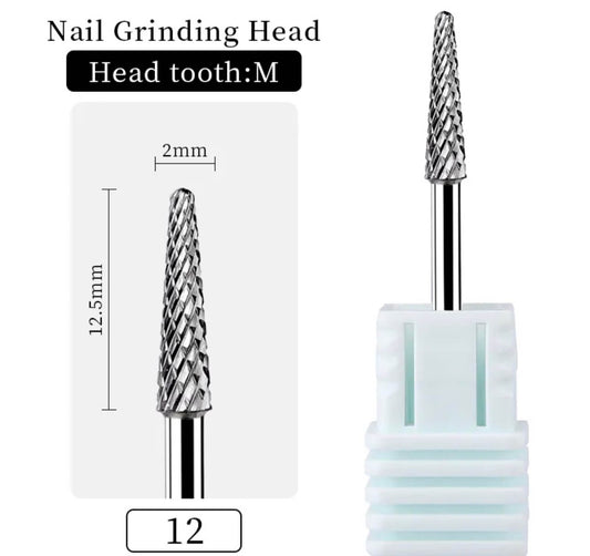 Carbide Nai Drill Bit Small Umbrella 3/32" M - Premier Nail Supply