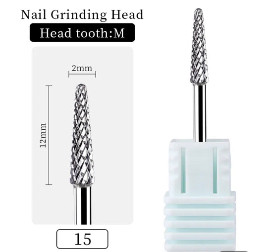 Carbide Nai Drill Bit Small Umbrella 3/32" M - Premier Nail Supply