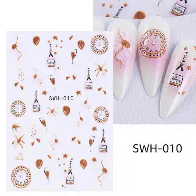 Nail Sticker Celebration New Year #SWH010