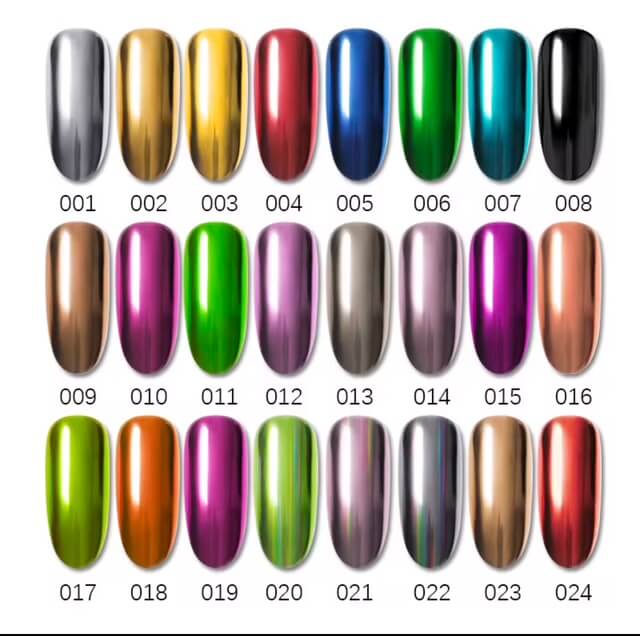 Medina Metallic Silver Chrome Powder #024