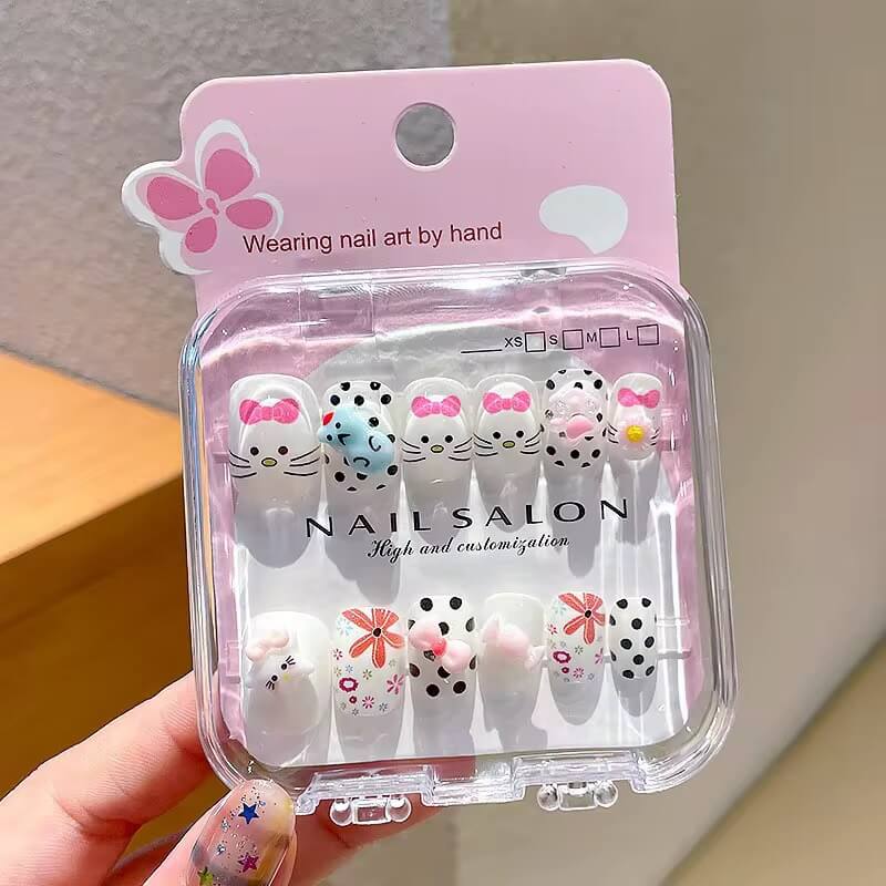 Kids Press on Nails – Cute Fake Nails for Girls #5268-5