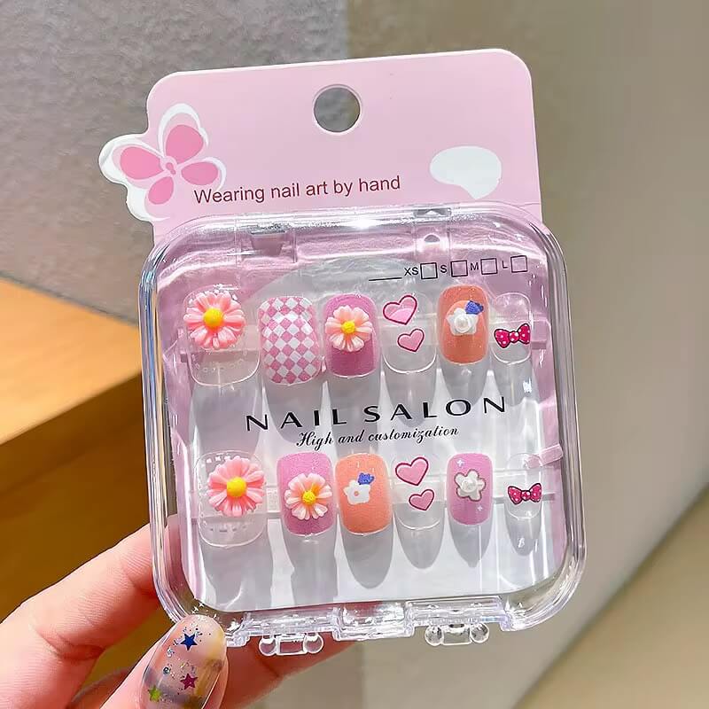 Kids Press on Nails – Cute Fake Nails for Girls #5916-5