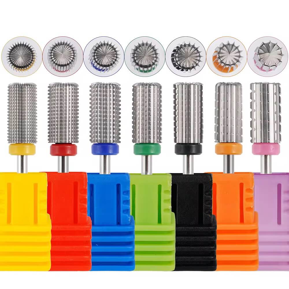 MN Beauty - Nail Drill Bit 5in1 Barrel TLR 3/32