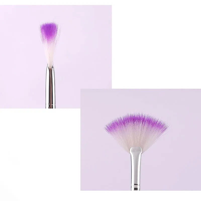 Nail Brush Fan Shape Dust - Premier Nail Supply