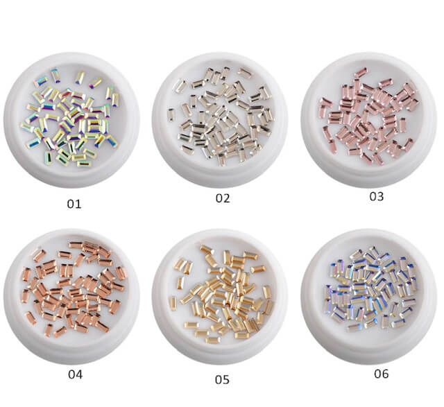 Nail Art Flat Back Rhinestone Crytal AB - Premier Nail Supply