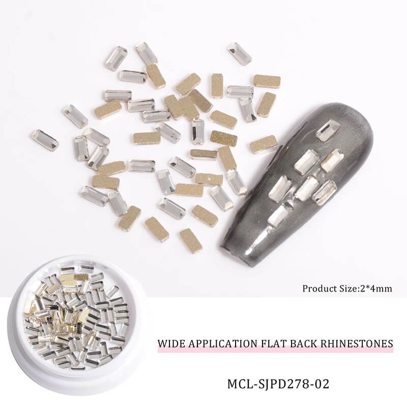 Nail Art Flat Back Rhinestone Crytal AB - Premier Nail Supply