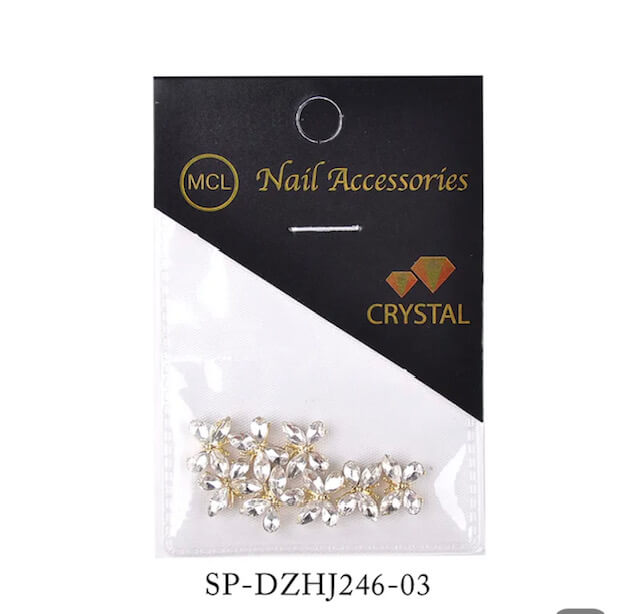 Nail Art Rhinestone 3D Butterfly Crytal AB 10pcs/Bag - Premier Nail Supply