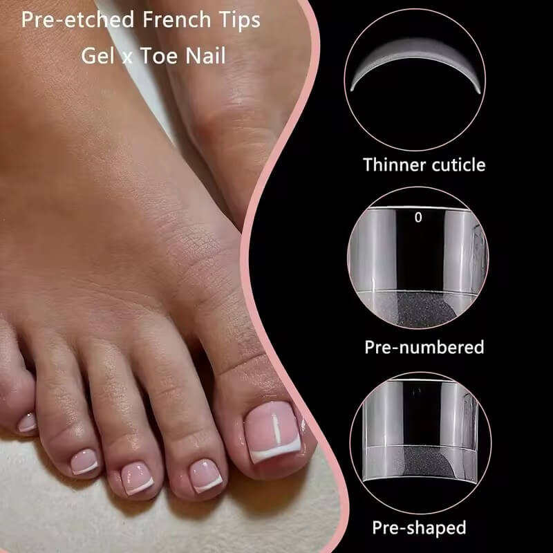 Nail Toe Tip Extension 550pcs/box