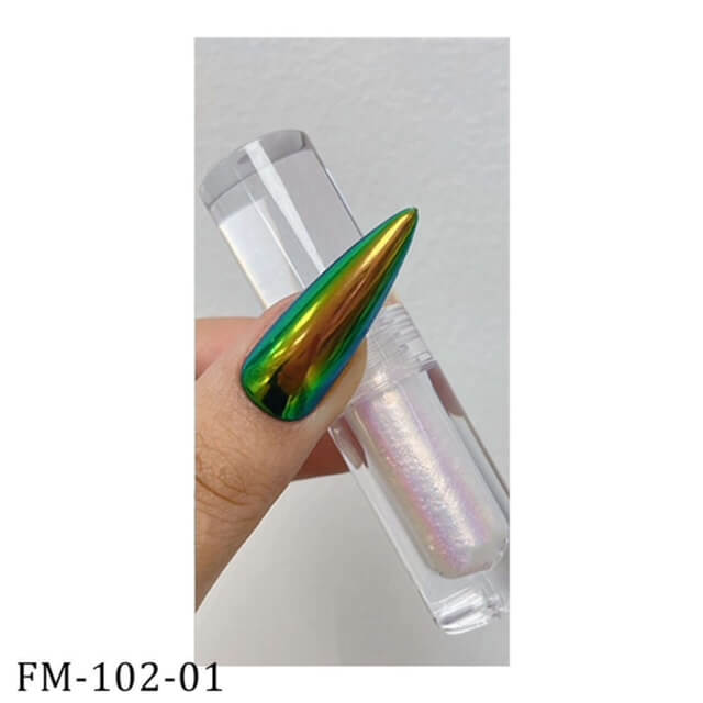 Chrome Nail Powder Liquid FM102 - Premier Nail Supply