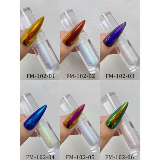 Chrome Nail Powder Liquid FM102 - Premier Nail Supply
