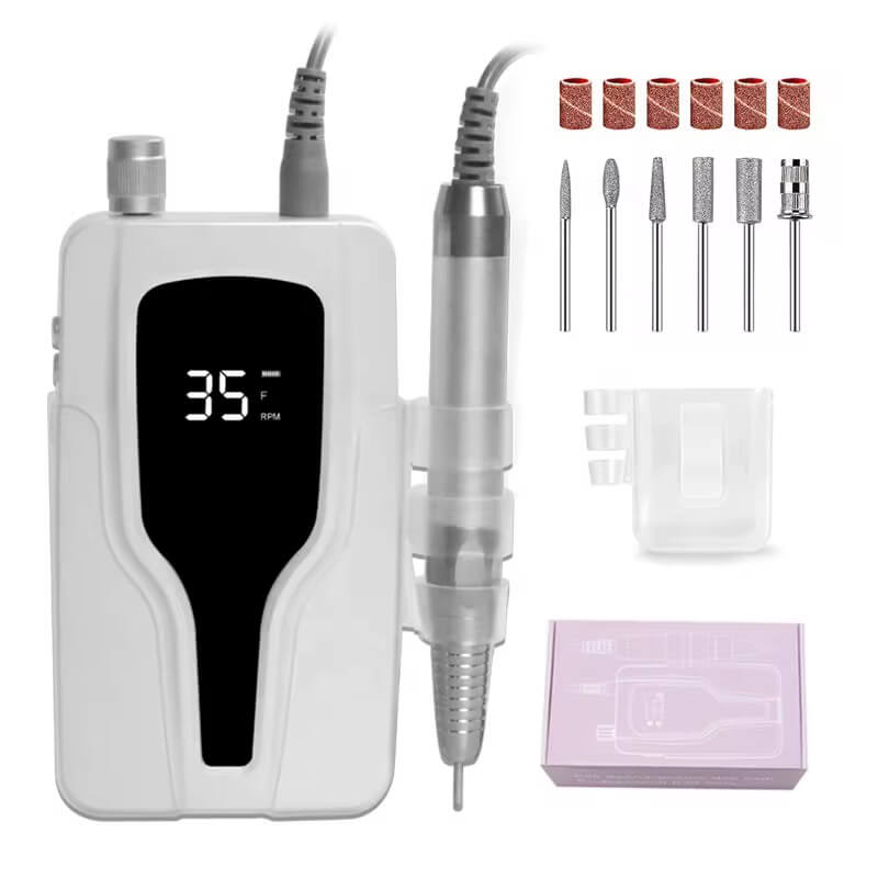Portable Nail Drill White P40