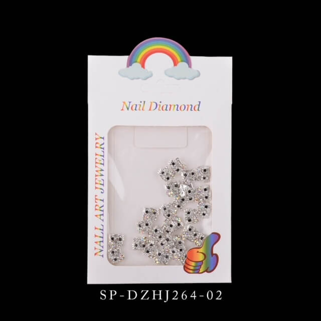 3D Hello Kitty Rhinestone Nail Charm 10 pcs/bag - Premier Nail Supply