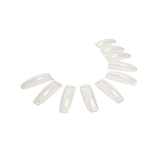Lamour Crytal Clear Tip size 0 - size 10 Refills 50pcs/Bag - Premier Nail Supply