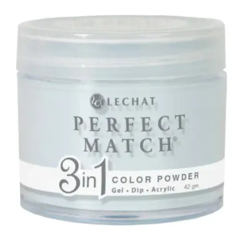 LeChat Perfect Match Dip Powder - Anew Blue 0.5 oz -# PMDP109N - Premier Nail Supply