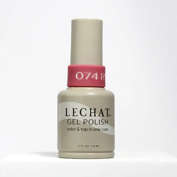 LeChat Gel Polish Color & Top One Coat Rosy Glow 0.5 oz - #LG074 - Premier Nail Supply