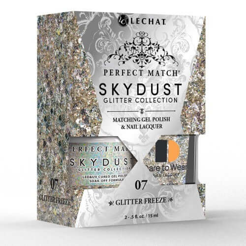 Lechat Perfect Match Sky Dust Gel Polish Glitter Freeze 0.5 oz - #SDMS07 - Premier Nail Supply