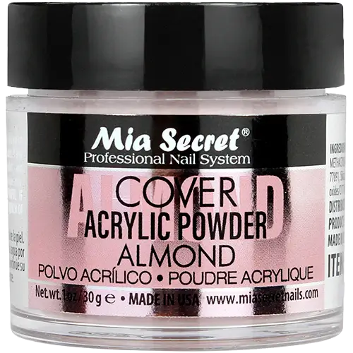 Mia Secret - Acrylic Powder Cover Almond 1 oz - #PL420-AL - Premier Nail Supply