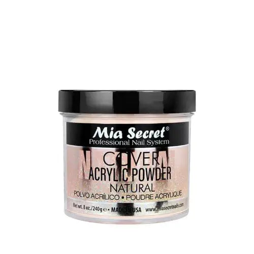 Mia Secret - Cover Natural Acrylic Powder 8 oz - #PL450-NT - Premier Nail Supply