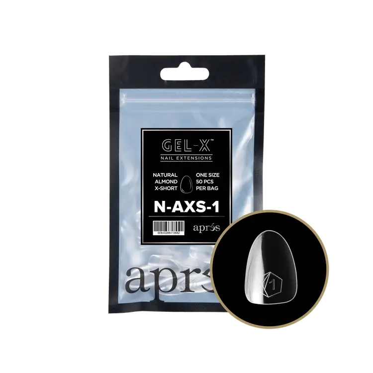 Apres- Gel-X® Natural Almond Extra Short Refill Bag