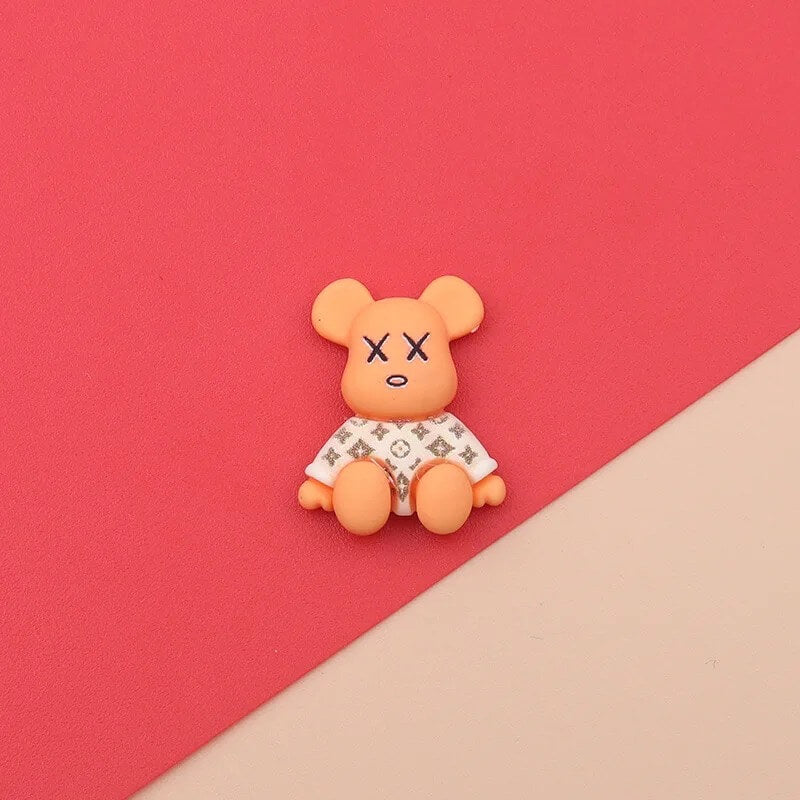 Nail Charm 3D Bear Brick 2 pcs/bag - Premier Nail Supply